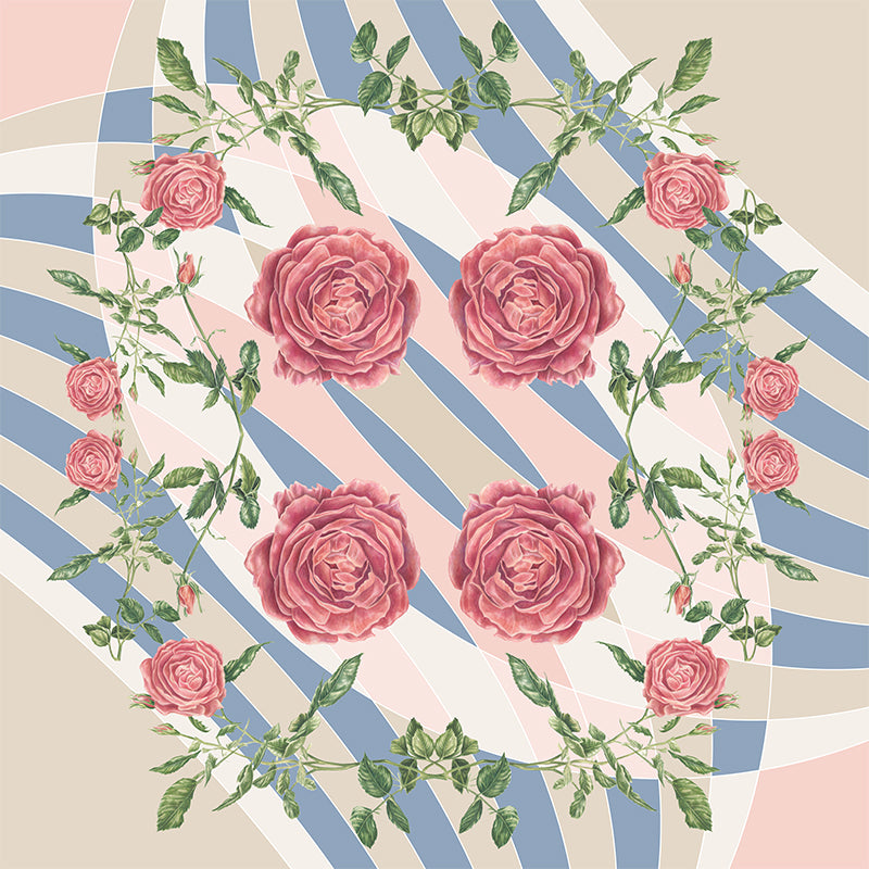 Rose Geo Mural