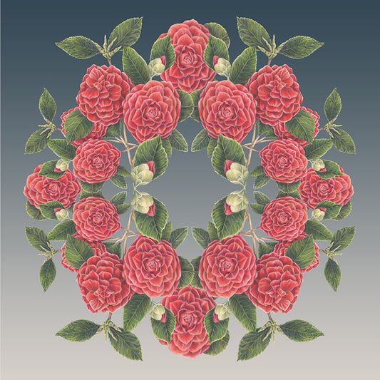 Camellia Wreath Botanical