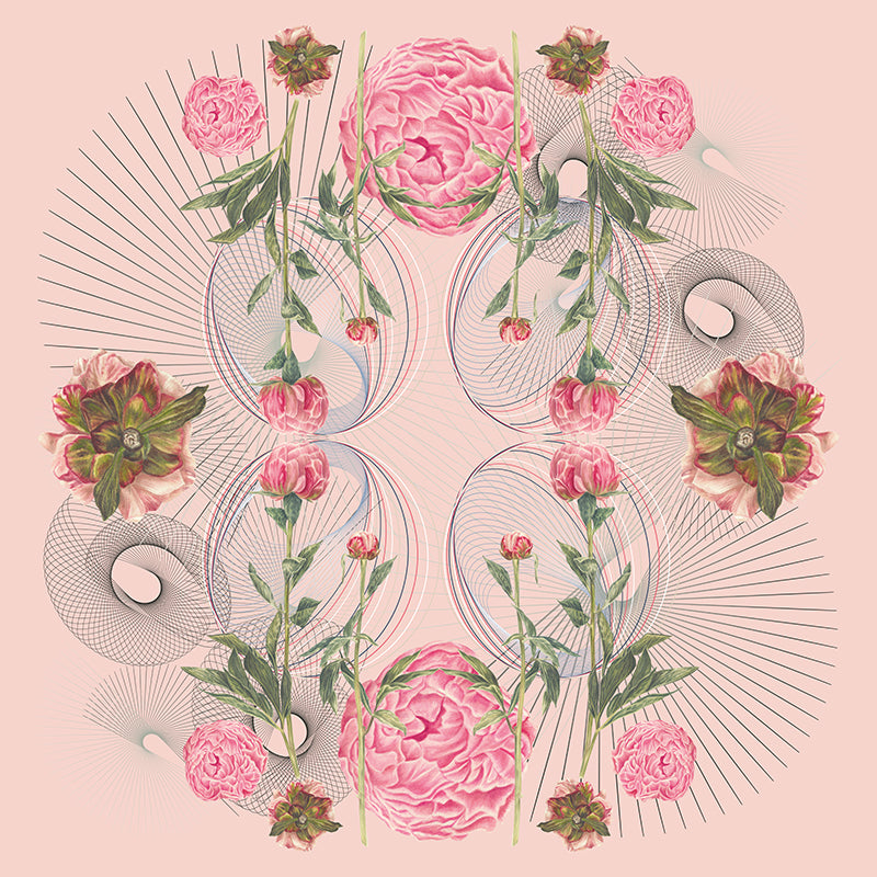 Peony Wall Botanical