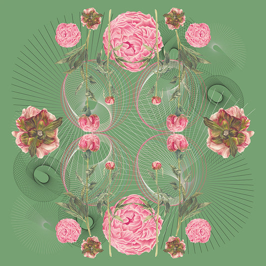 Peony Wall Botanical