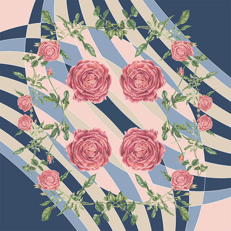 Rose Geo Mural